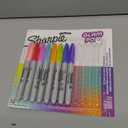 Sharpie Permanent Markers, Fine Point, Assorted Glam Pop Colors, Pack of 12