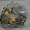 Beinhome 20in Spring Wreath for Front Door - Yellow Rose Lavender Decorated with Small Red Peonies, Blue Hydrangeas and Fruits - Summer Decor for Window, Home, Kitchen Wall