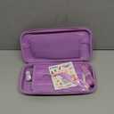 Younik Switch 2 Accessories Bundle, 15 in 1 Purple Switch 2 Accessories Kit for Girls Include Switch 2 Carrying Case, Shoulder Strap, Wrist Strap & Stickers, Protective Case for Switch Console & J-Con