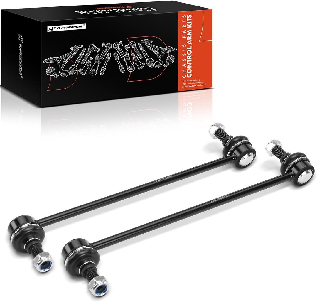 A-Premium 2Pcs Front Sway Bar Links Stabilizer Bar Links, Compatible with Hyundai & Kia - 2012-2021 - Elantra (Coupe/GT), Accent, Tucson, Veloster, Soul (EV), Forte (Koup), Forte5, Sportage, Rio