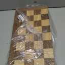Chess Armory Wooden Chess Set 15 Inch - Classic Handcrafted Game Board for Adults with Extra Queen Pieces and Storage Box - Ideal for Home and Travel - Non-Magnetic