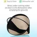 GoodCups 2-Pack Reusable #4 Cone Coffee Filters for Cuisinart 1014 Cup Brewers (DCC-3200, DCC-1200, DCC-3400) & Ninja Coffee Makers, Stainless Steel Mesh, Permanent, Dishwasher-Safe