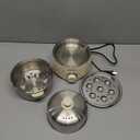 Hard Boiled Egg Cooker - CACHOO 14-Egg Rapid Stainless Steel Egg Boiler with 30-Min Timer & Auto Shut Off, Compact Electric Vegetable Steamer for Cooking, Dishwasher Safe, Beige (2-Tier)