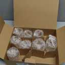 DARJEN 8 Pcs Gold Votive Candle Holders - Glass Candle Holder for Table Centerpiece, Tea Lights Candle Holders for Home, Party & Wedding Shower Decoration