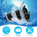 Square Flange Pool Motor, 1.5 HP Pool Pump Motor and Seal Kit Replacement for A. O. Smith ASQ165 EUSQ1152 USQ1152, 48Y Frame, 3450 RPM