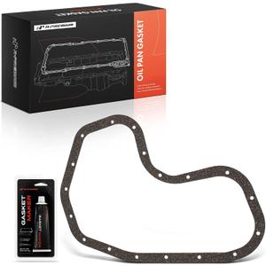 A-Premium 3.5L Engine Oil Pan Gasket Set, Compatible with Toyota, Lexus & Lotus - Camry 07-17, RAV4 06-12, Highlander 08-16, Sienna 07-16, Avalon 05-18, Venza 09-16, RX350, RX450h, ES350, Evora GT