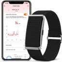 Smart Health Wristband for Women & Men - Activity Fitness Trackers Wearable Blood Pressure Monitor with Heart Rateand Sleep, Step Counter & Calories Tracker, lP68 Waterproof 173 Sport Modes Black