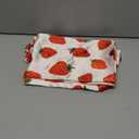 2 Pack Mulberry Silk Pillowcase for Hair and Skin - Standard Size 20 x 26 Inches with Hidden Zipper Watercolor Strawberry 19 Momme Soft Sleeping Silk Pillow Case for Women, Moms