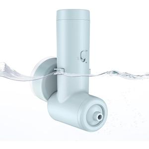 Bath Jet Spa, Impact Force 65 kPa Rechargeable Bath Jet for Tub, Bubble and Jet Two Mode, Cordless Portable Bathtub Accessories with Adjustable Speed, Bathtub Jets for Home Spa, Relaxing (Blue)