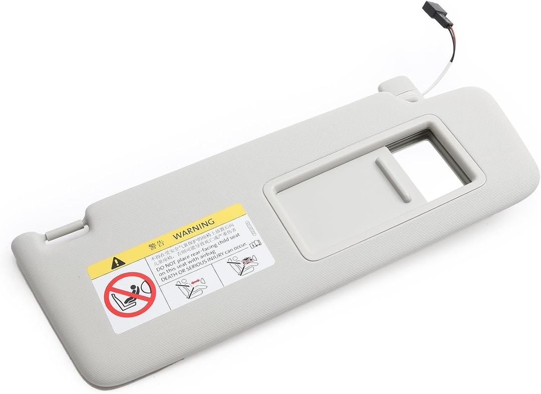 5GG857551 5GG857552 Left Right Car Front Sun Visor Compatible with VW Golf CC Jetta (Right)