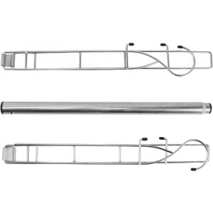 Closet Rod Closet Hanging Rod Hanging Closet Rod Stainless Steel Adjustable Closet Extender Hanging Rod Suitable for Clothing Stores Home Wardrobes and Other Places.