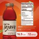 Tejava Original Unsweetened Black Iced Tea, 12 Pack, 16.9oz PET Bottles, Non-GMO, Kosher, No Sugar or Sweeteners, No calories, No Preservatives, Brewed in Small Batches (EXP 09/03/27)