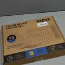 Magnetic Impact Nut Driver Set, Metric & SAE Driver Bit Set with Socket Adapters, Bit Holder, Wing Nut Driver, Universal Sockets, Quick Release Extension, Power Bits (80 Pcs Assorted)