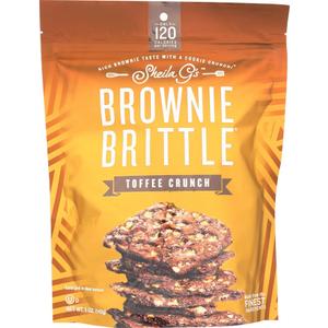 Sheila G's Brownie Brittle, Toffee Crunch, 4-Ounce (Pack of 6)