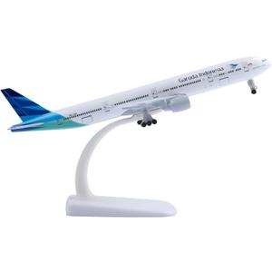 1:300 Scale Model Plane Indonesia 777 Metal Alloy Die-Cast Airplane for Gift and Collection