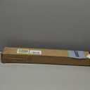 BRIOFOX Industrial Shower Curtain Rod - 2-in-1 Design Tension Curtain Rod - Rustproof Non-Slip 27 to 43 Inch Stainless Steel, Matte Black Window Curtain Rod