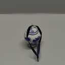 BBTO 6 Pcs Christmas Chinoiserie Porcelain Ball Ornaments 2. 36 Inch Mini Ball Blue and White Christmas Tree Decorations Ceramic Hanging Ornaments for Home Tree (Vintage Style)