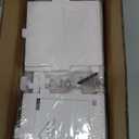 AOJEZOR Toilet Paper Holder Stand: No Drill PVC Small Bathroom Cabinet for Apartment Dwellers - Rental Deposit Protection - Small Space Storage Saving (29.9 inch H, White)