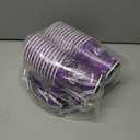 Graduation Party Supplies Gatherfun Graduation Party Dinnerware Set Purple Disposable Paper Plates Napkins Cups Tablecloth Banner for Congrats Grad Party Decorations, Serve 25