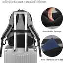 MATEIN Travel Laptop Backpack, 17 Inch Work TSA Approved Carry on Backpack, Large Computer Business Bag for Men Women with USB Port and Trolley Sleeve, College School Rucksack Book Bag, Grey