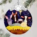 2 x Nativity Ornament | Nativity Scene | Christmas Ornament | Christmas Decoration | Holiday Decor | Religious Gifts | Christian Gifts | Gift Exchange | Gift Idea - Pattern C