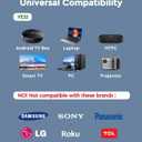 Air Mouse - with Voice, 6-Axis Gyroscope, Bluetooth, Infrared LearningPower Button only, USB Air Mouse Remote Control, Multi-Function Mini Wireless Keyboard, Suitable for Smart TV/Android TV Box/PC