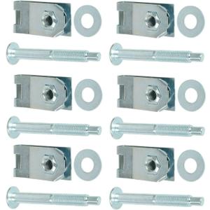 Truck Bed Bolt Nut Mounting Hardware Compatible with Ford 1997-2014 F150 1997-1999 F250 Blackwood Mark LT,Replacement#924-313 W708605-S436 W709424-S901