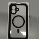 Miracase for iPhone 17 Case 6.3'', Full-Body Bumper Military Drop Protection Outdoor Phone case with Built-in Glass Screen &Camera Control, Easy Installation, No Gap, Compatible with MagSafe, Black