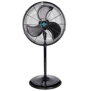 Tornado - 20 Inch High Velocity Metal Oscillating Pedestal Fan 5250 CFM - Commercial, Industrial Use Water-Resistant