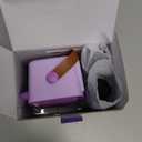 Mgaolo Upgraded Mini Karaoke Machine Toy for Kids, Portable Bluetooth Speaker with 2 Wireless Mics, Emoji & Colorful LED Lights, Home Travel & Party Play Gifts for Boys Girls (Purple)