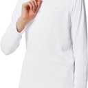 Ewedoos UPF50+ Boys Swim Shirt Rash Guard Long Sleeve Quick Dry Sun Shirts Kids Boys Fishing Shirt for Summer Outdoor (Small, White)