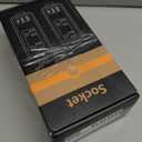 Blueera Electrical Outlet Extender Features USB-C, 2 USB-A, 2 AC Outlets, Access Hard-to-Reach Places, Extends 17''-36'', Extendable Outlet with 4-Way Plug for Behind Couches, Nightstands-2 Pack