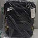 Underseat Carry On Luggage with Wheels, Airline Approved Personal Item Luggage, 16-Inch Multi-functional Underseat Luggage, Lightweight Overnight Suitcase for Women, Bussiness, Travel, Black