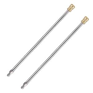 RIDGE WASHER Pressure Washer Extension Wand, 17 Inch Stainless Steel 1/4 Inch Quick Connect Power Washer Lance, 2 Pack