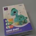 CubicFun Baby Toys 12 16 Months, Crawling Dinosaur Baby Toy, Touch and Go Dino Moving Toys for Baby, Tummy Time Dinosaur Infant Toys, Gifts for 1 Year Old Boy Baby Boy