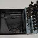 29Pcs Cobalt Drill Bit Set, 135 Degree Tip High Speed Steel with Black and Gold Finish, Stainless Steel, Plastic and Wood with Metal Indexed Storage Case 1/16"-1/2"