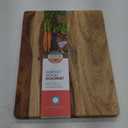 Architec Gripperwood Acacia Cutting Board, Non-Slip Gripper Feet, 12" by 16"