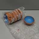 KUYUCU Small Pinch Bowls – 2.5 OZ Terracotta Sauce Cups with 2 Wooden Spoons – Prep Bowls, Dipping Bowls, Soy Sauce Dish, Dessert Bowls - Set of 5 Multicolor