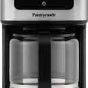 Deluxe 14 Cup Programmable Drip Coffee Maker with Glass Carafe | Large Capacity Coffee Maker 14 Cup with, Auto Shut-Off & Timer | Classic Black