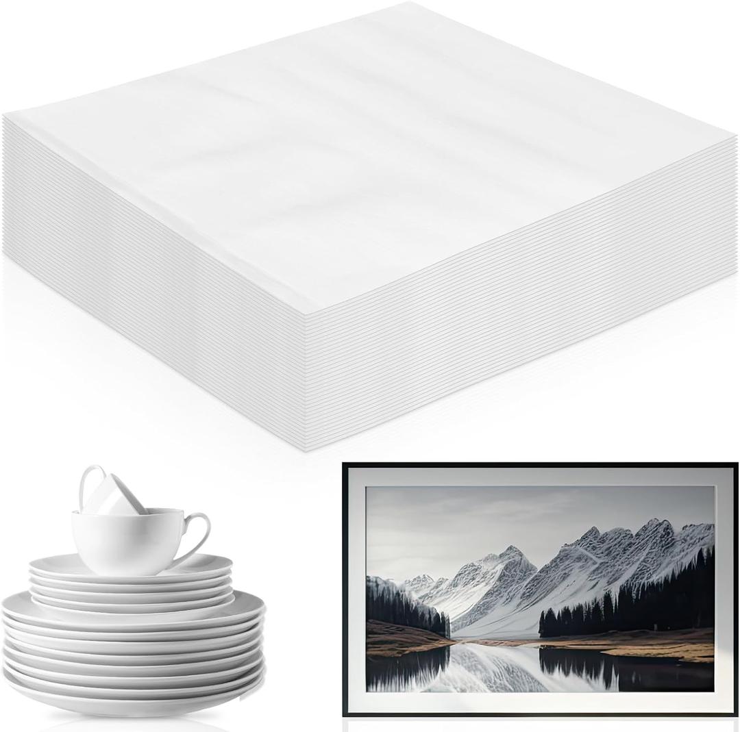 30 Pcs 20x20 Inch Extra Large Foam Pouches, Cushion Foam Pouches for Moving, Moving Supplies Packing Wrap Bag for Large Dishes, Book, Photo Frame, Canvas Artwork and Fragile Items