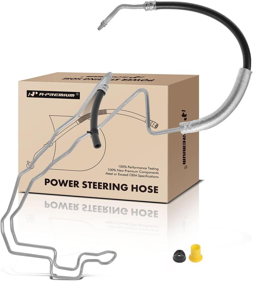 A-Premium Power Steering Return Hose Assembly Compatible with Chevrolet