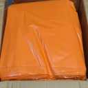 Plasticplace 40-45 Gallon Trash Bags  1.5 Mil  Orange Heavy Duty Garbage Can Liners  40 x 46 (100 Count)