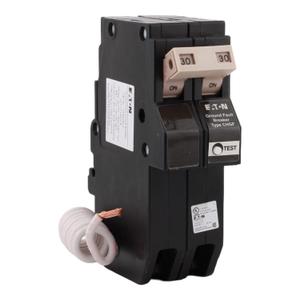 CHN230GF 30 Amp Double Pole GFCI Ground Fault Circuit Breaker, Pigtail Neutral, 240V, 10kAIC, UL Listed (1)