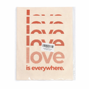 ShowDraven Valentine's Day Wall Art Prints Red Heart Love Posters Art Painting Unframed Romantic Posters for Valentines Wedding Home Room Gallery Decor, 8 x 10 inch Unframed