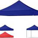 Canopy Replacement Top Only,Canopy Cover Waterproof Sunshade Top Outdoor Canopys Replacement Parts,for Commercial Instant Outdoor Portable Patio Lawns Gazebo Outside Camping (Blue 6x6ft)
