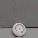 Bits and Pieces Plug in Night Light with Clock - Glow in The Dark, Bathroom Night Light, Battery Backup, Energy Efficient, 3" Analog Clock Face High Visibility - Nightlight for Kids Room