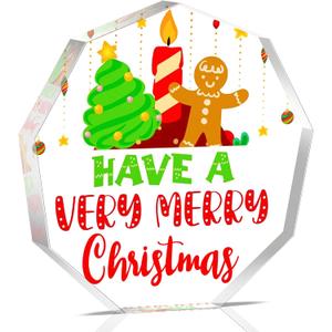 Christmas Decorations Indoor Gingerbread Decorations For Christmas Gingerbread Decor With Festive Quote Acrylic Decor For Home Tree