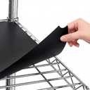 Sliner 8 Pack 24 x 48 Inch Plastic Shelf Liners for Wire Shelving
