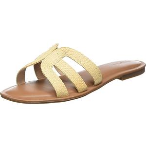 The Drop Women's Monika Sandal, Raffia, 10