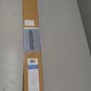 BlastHome Non-Adjustable Luxury Curtain Rods for Windows, 1  Rod Set, 3 1/2 foot Fixed Length, Gunmetal/Pewter